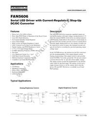 FAN5606DMPX Datasheet Cover