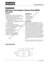 FAN5609MTCX Datasheet Cover