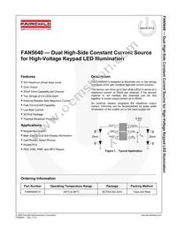 FAN5640S7X Datasheet Page 2