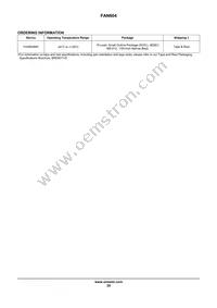 FAN604MX Datasheet Page 21