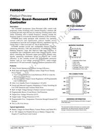 FAN604PMX Datasheet Cover