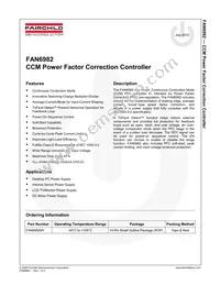 FAN6982MY Datasheet Page 2