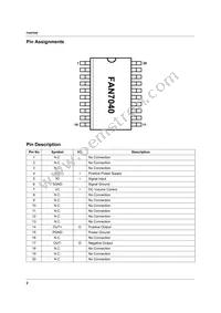 FAN7040M Datasheet Page 2