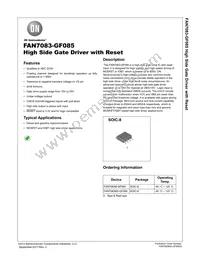 FAN7083MX-GF085 Datasheet Cover