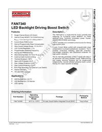 FAN7340MX Datasheet Page 2