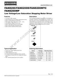 FAN8200MTCX Datasheet Cover