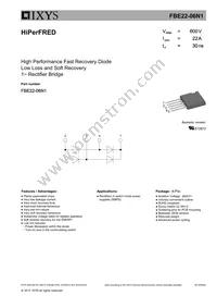 FBE22-06N1 Datasheet Cover