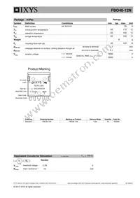 FBO40-12N Datasheet Page 3