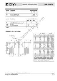 FBS10-06SC Datasheet Page 2