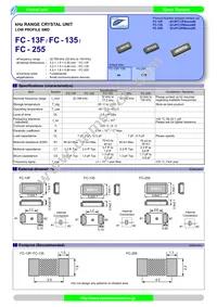 FC-13F 32.76800KA-A3 Datasheet Cover