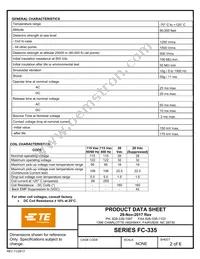 FC-335-SY9 Datasheet Page 2