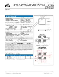 FC1BACBEI20.0-T3 Datasheet Cover