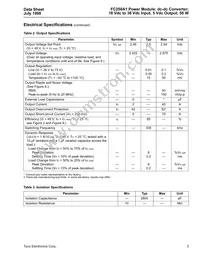 FC250A1 Datasheet Page 3