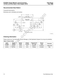 FC250A1 Datasheet Page 14