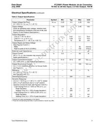 FC250F1 Datasheet Page 3