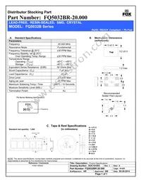 FC5BQCCMM20.0-T1 Datasheet Cover