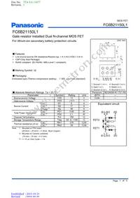 FC6B21150L1 Datasheet Cover
