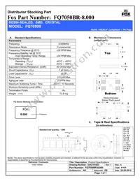 FC7BQCCMM8.0-T1 Datasheet Cover