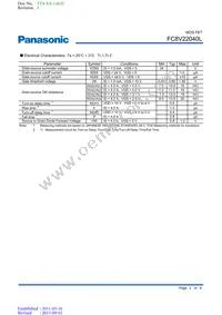 FC8V22040L Datasheet Page 2