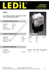FCA10304_CRS-D Datasheet Cover