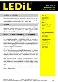 FCA10328_CRS-SS Datasheet Page 5