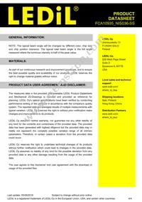 FCA10935_NIS036-SS Datasheet Page 4
