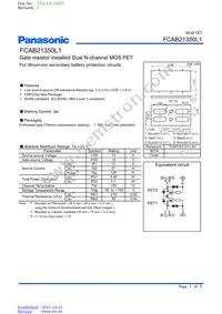 FCAB21350L1 Datasheet Cover
