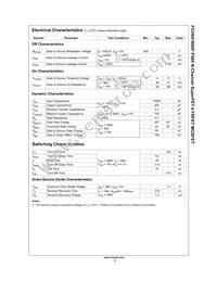 FCH041N60F-F085 Datasheet Page 2