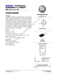 FCH041N65EF-F155 Datasheet Cover