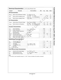 FCH072N60F-F085 Datasheet Page 2