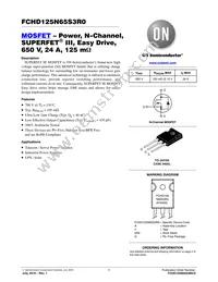 FCHD125N65S3R0-F155 Datasheet Cover