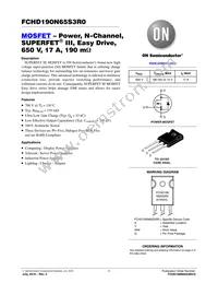 FCHD190N65S3R0-F155 Datasheet Cover