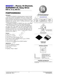 FCMT250N65S3 Datasheet Cover