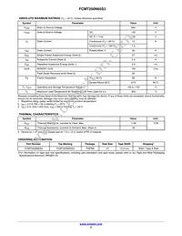 FCMT250N65S3 Datasheet Page 2