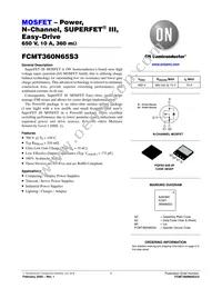 FCMT360N65S3 Datasheet Cover