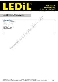 FCN11106_LR1-O-90 Datasheet Page 3