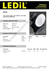 FCN12774_IRIS-M Datasheet Cover