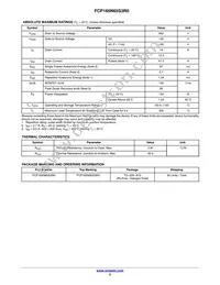 FCP165N65S3R0 Datasheet Page 2