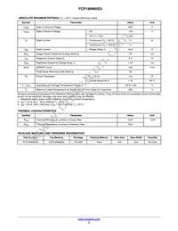 FCP190N65S3 Datasheet Page 2