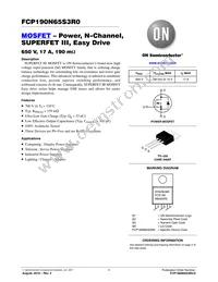 FCP190N65S3R0 Datasheet Cover