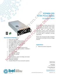 FCP400-12G Datasheet Cover