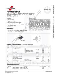 FCPF190N65FL1 Datasheet Page 2