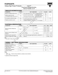 FCSP0530TR Datasheet Page 2