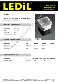 FCX10854_RES-O Datasheet Cover