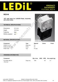 FCX10855_RES-W Datasheet Cover