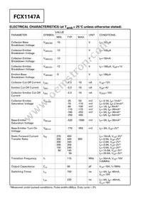 FCX1147ATA Datasheet Page 2