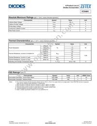 FCX491QTA Datasheet Page 2