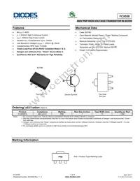 FCX558TA Datasheet Cover