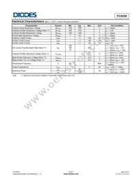 FCX558TA Datasheet Page 4