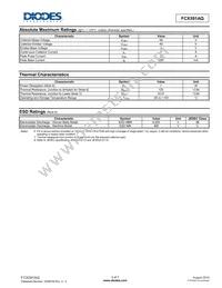 FCX591AQTA Datasheet Page 2